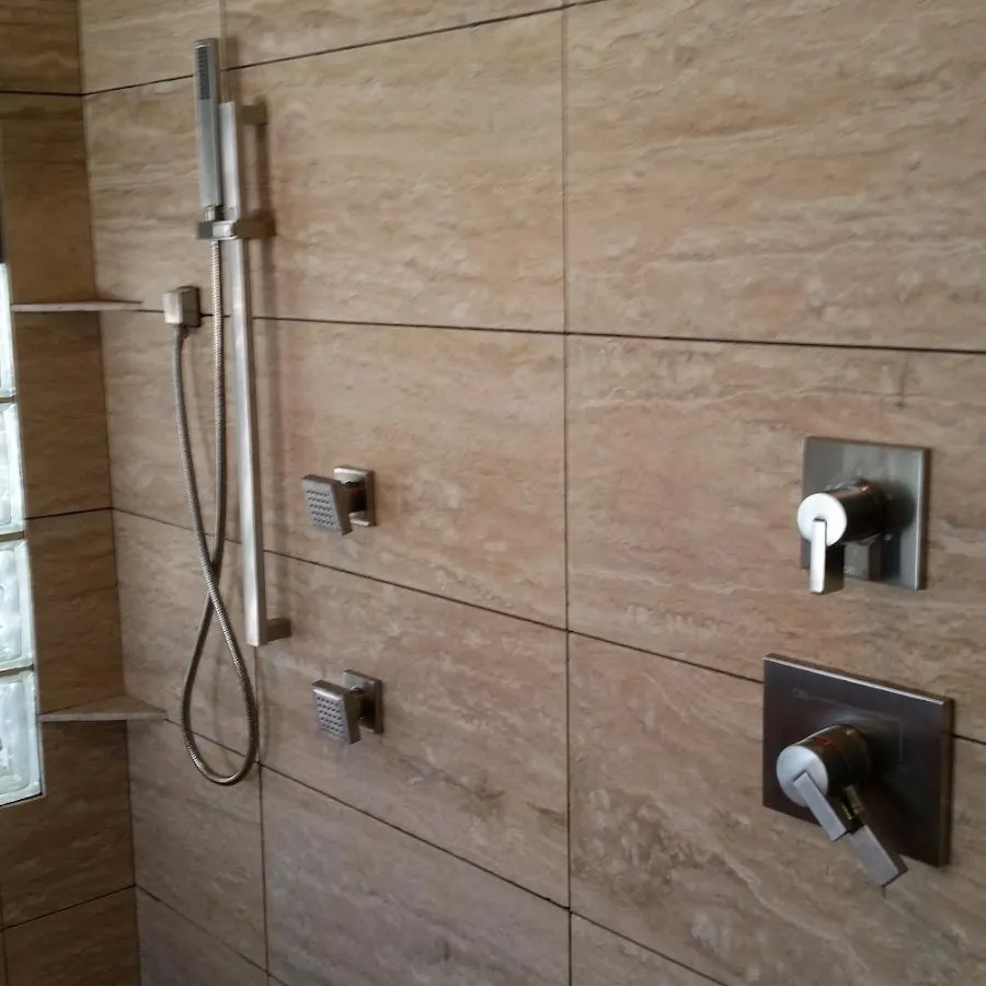 Shower fixture installation for Water Heater Replacement in Goshen